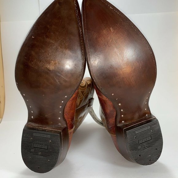 Cowtown Lizard Western Boots Women’s Size 10.5 D - Picture 8 of 10